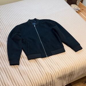Abercrombie Men's Suede Bomber Jacket